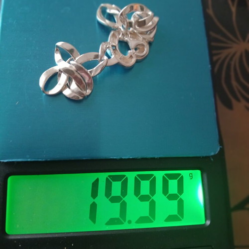 Folli Folli 925 silver bracelet like new, 19 cm diameter, 20 grams