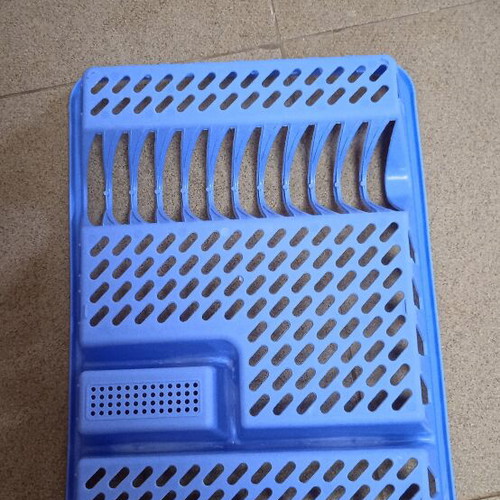 Dish rack, blue, 44x32 cm