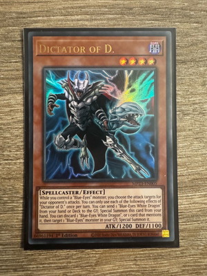 Dictator of D. YuGiOh κάρτα σε τέλεια κατάσταση