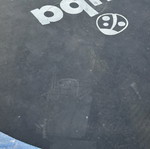 Outdoor trampoline 183cm used