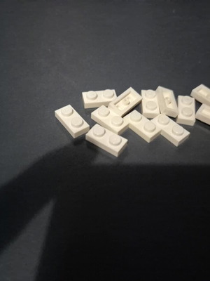 Lego tile 2x1 white pack of 12, like new