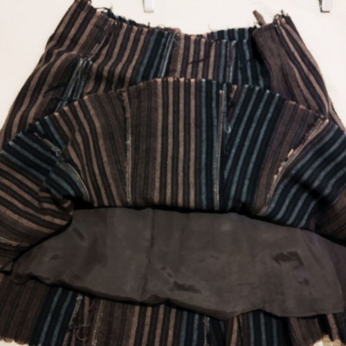 Attrattivo skirt brown-black used, size L