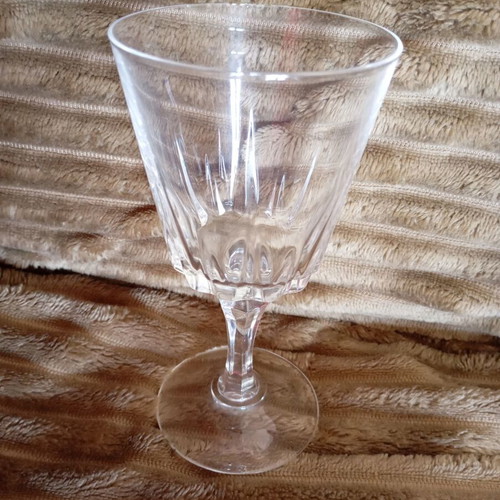 Vintage crystal glasses like new, pack of 25 pieces