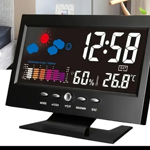 Weather Station new with color LCD screen and alarm function