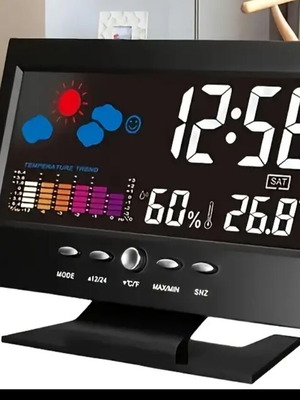 Weather Station new with color LCD screen and alarm function