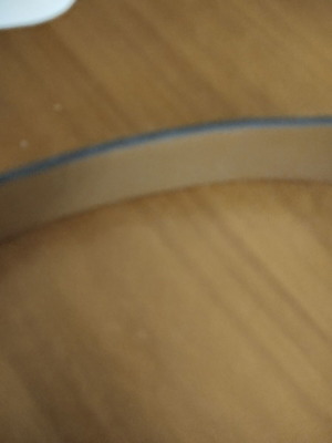 A-Cold-Wall belt used, brown and beige, size 100