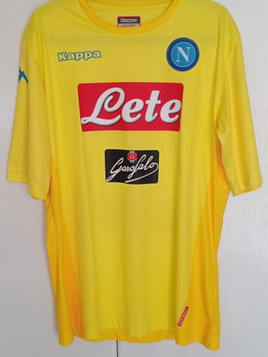Napoli 2017-2018 Third Kit Official Replica, Like New, XXX Large