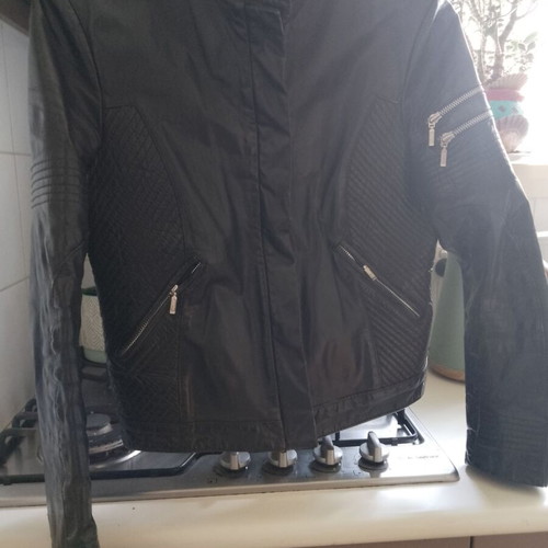 Δερμάτινο μπουφάν μηχανής Terenova like new, unisex, made in Europe