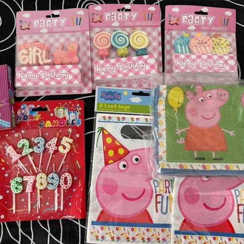 Peppa Pig and Birthday Party Decoration Set new