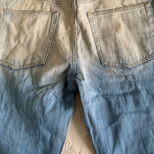 Vintage Dolce & Gabbana blue jeans used, made in Italy