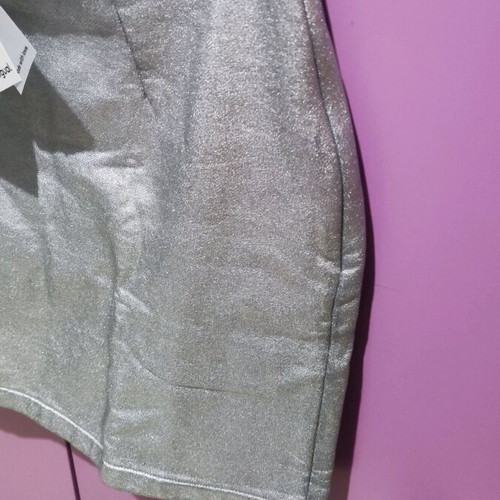 Desigual mini skirt silver new, size M