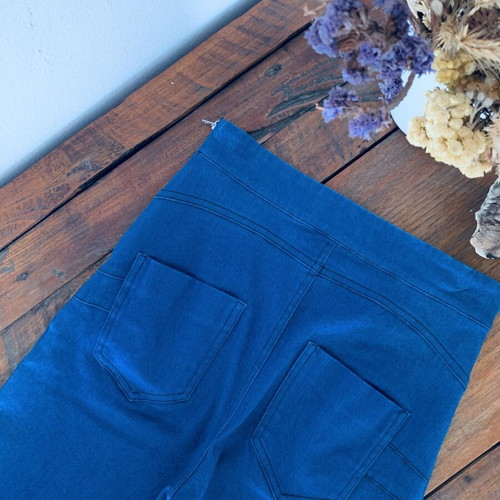 High-waisted pants Ioanna Kourbela new, blue, size S