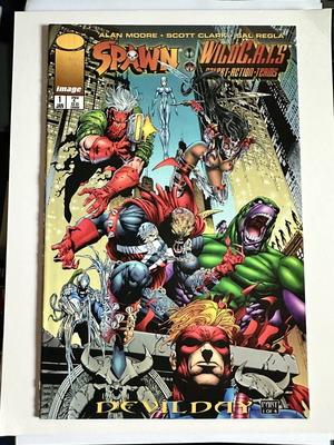 Spawn/WildC.A.T.S #1 comic like new, English