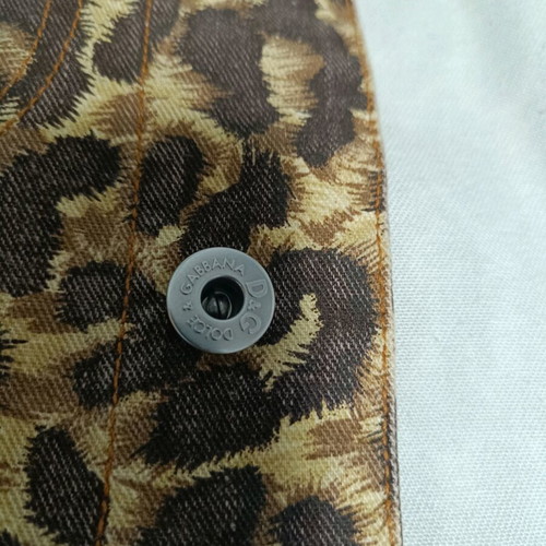 Dolce & Gabbana denim jacket animal print like new