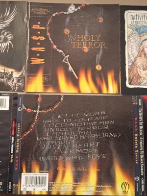 Metal Works, Unholy Terror, Nativity In Black booklet μεταχειρισμένα, χωρίς CD