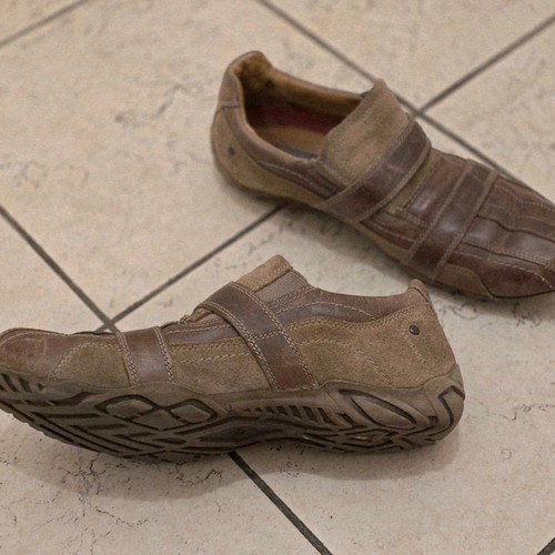 Bugatti leather men's shoes like new, brown, size 43-44