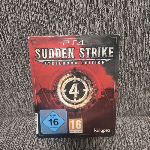 Sudden Strike 4 PS4 Steelbook edition like new