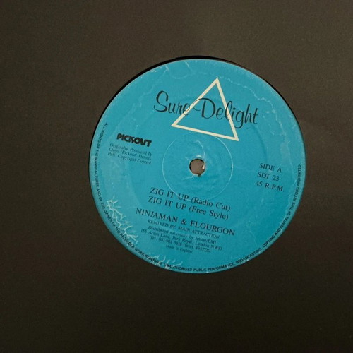 Ninja Man and Flourgon 12 inch vinyl used