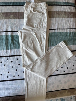 White Jeans H&M No. 38 Slim Straight like new
