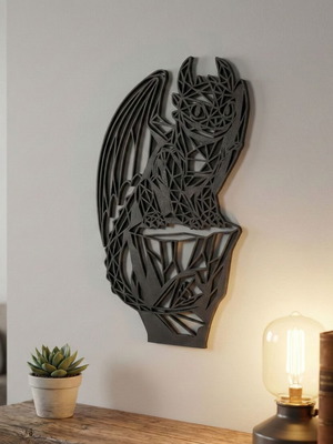 Minimalistικό διακοσμητικό τοίχου δράκος Φαφούτης καινούργιο