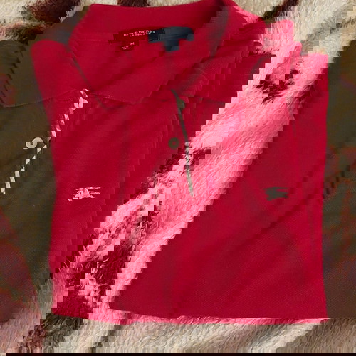Κόκκινη μπλούζα  Burberry Polo Νο M