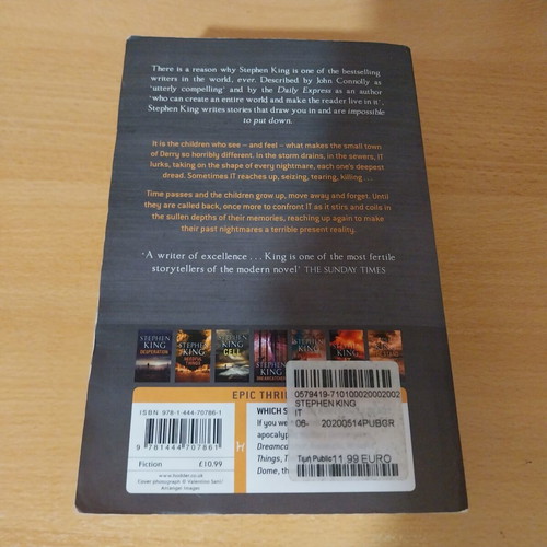 It by Stephen King, English edition