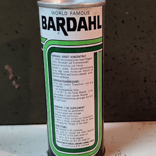 Bardahl B1 Oil Supplement vintage sealed NOS from 1970s
