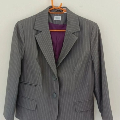 La Redoute Collections jacket like new, grey with white stripe