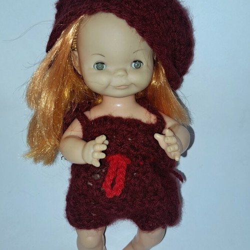 Vintage Bella doll with rare hair color like new
