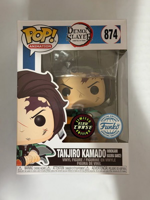 Funko Pop! Tanjiro Kamado Glow Chase #874 new