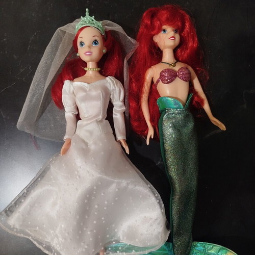Disney Ariel dolls used, singing mermaid princess set