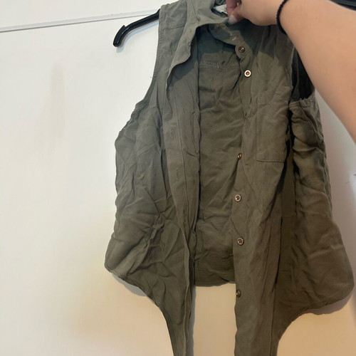 Shirt vest H&M used, green, size XXXS