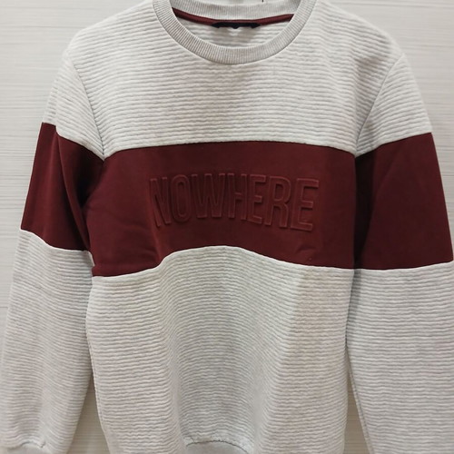 Men's gray and burgundy LGW Casual shirt size M like new