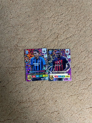 FIFA Panini cards 2023 like new, rising stars & game changer, 2 pieces
