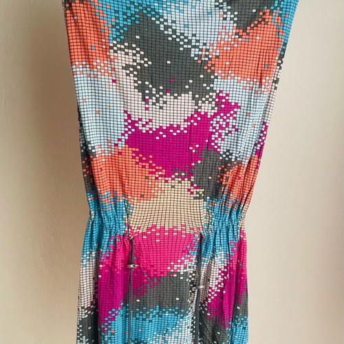 Pepe Jeans Strapless Dress Multicolor Like New XS