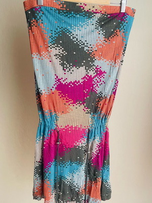 Pepe Jeans Strapless Dress Multicolor Like New XS