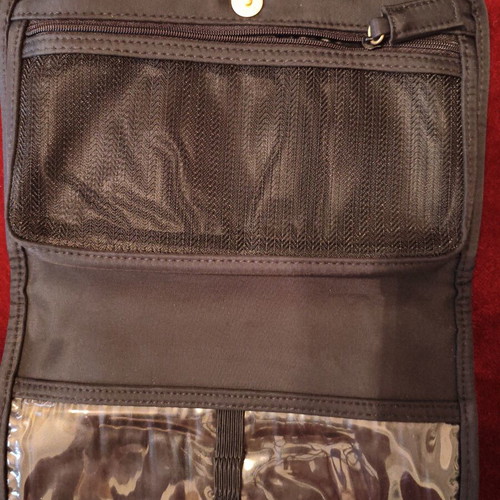 Helena Rubinstein Vintage Hanging Toiletry Bag like new, black