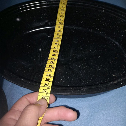 Small new black roasting pan