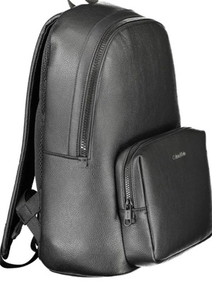 Calvin Klein Must Campus Backpack new, black eco-leather