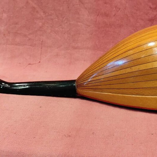 Mandolin Russian handmade 1950 used, length 65cm