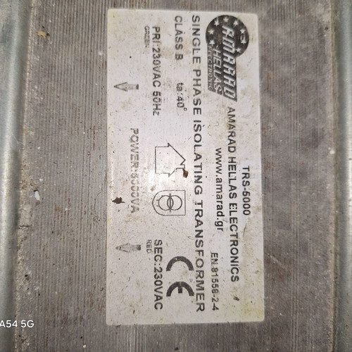 Isolation transformer 230V 5kW new, set of 2 pieces