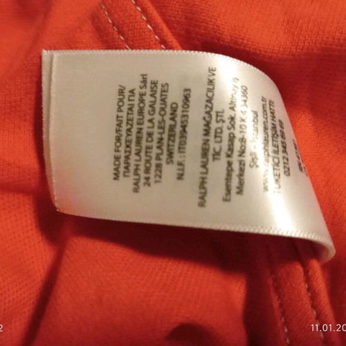 Polo Ralph Lauren shirt XS red like new
