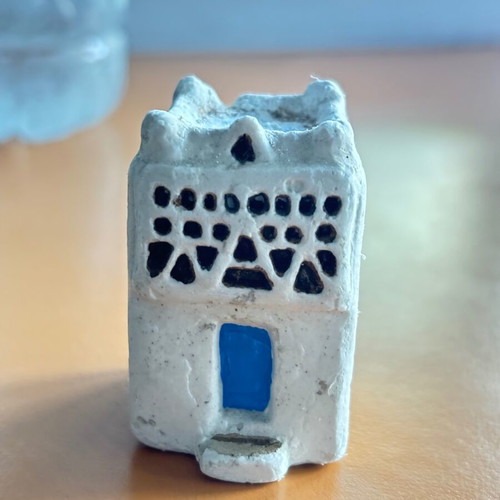 Miniature pigeon house from Tinos used