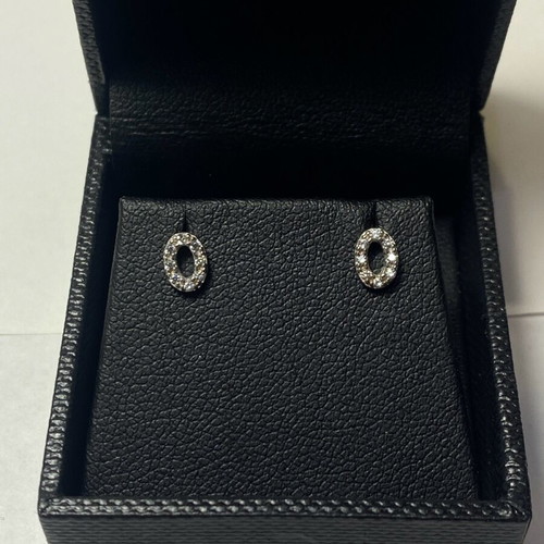 White gold 14k handmade earrings new