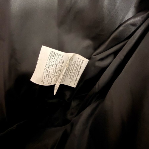 Dsquared2 Black Down Puffer Parka Jacket Fur Hood Men’s Large Like New