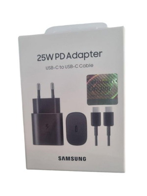 Νέος Samsung Ταχυφορτιστής 25W EP-TA800 με καλώδιο USB-C σε USB-C