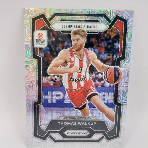 2023-24 Euroleague Prizm Thomas Walkup mojo card like new, limited edition /25