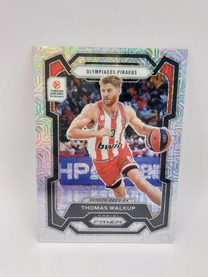 2023-24 Euroleague Prizm Thomas Walkup mojo card like new, limited edition /25