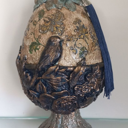 Easter egg handmade ceramic new, 19 cm