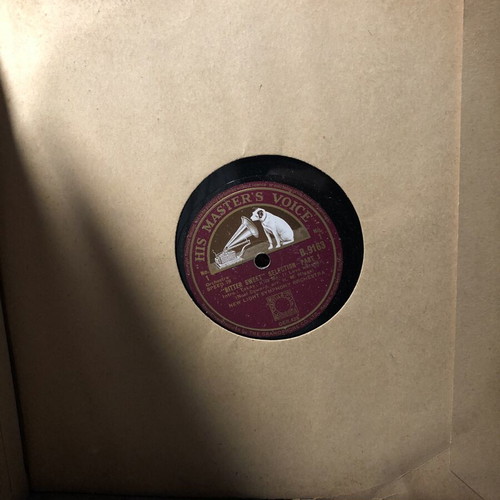 HMV Parlophone 78 rpm 10 inch gramophone records, 1930s